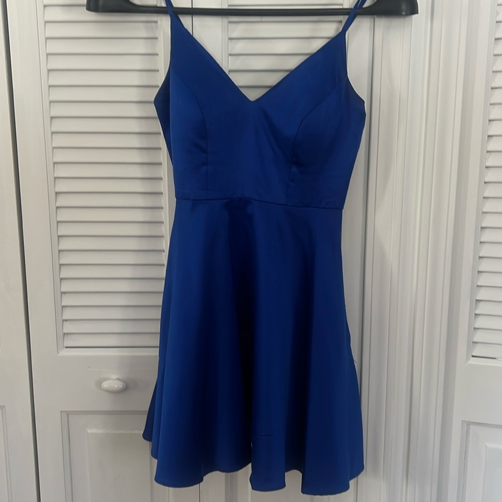 Cute blue mini dress